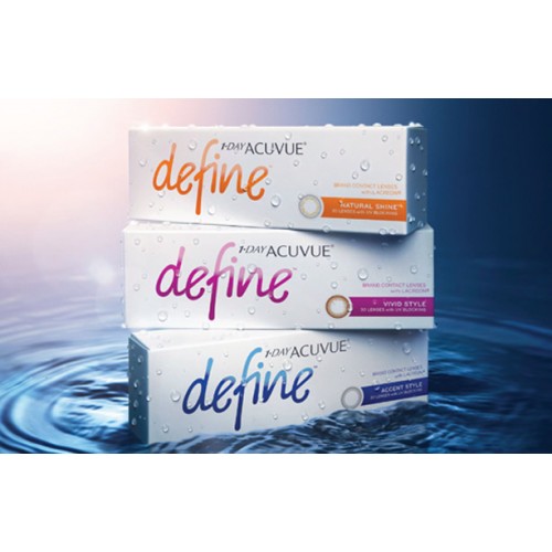 1-Day Acuvue Define Accent cosmetic contact lenses
